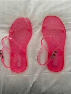 Old Navy Hot Pink Jelly Sandals for Kids